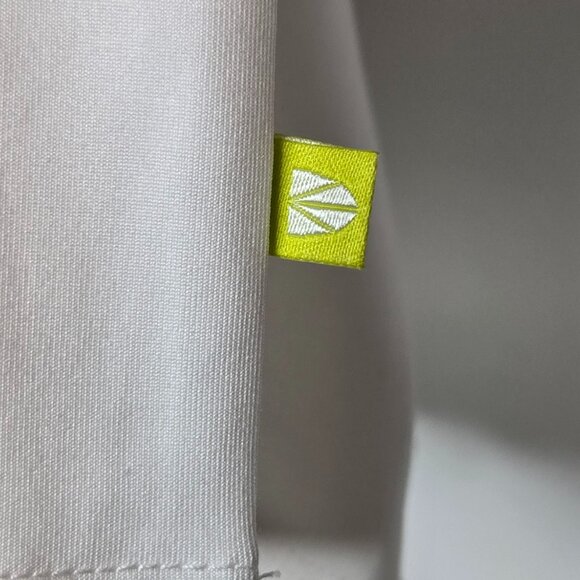 Pure Lime Sleeveless Tennis Mini Dress Women's Pleated Hem Collared Sporty L - Picture 5 of 7